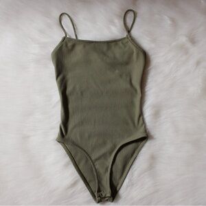 Olive Green Bodysuit